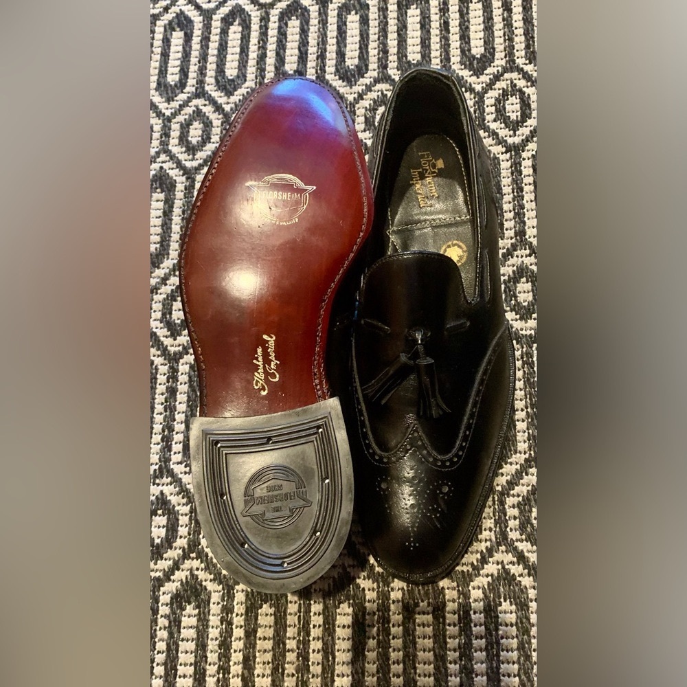 Vintage Florsheim Imperial Tassel Wing tip NWOT